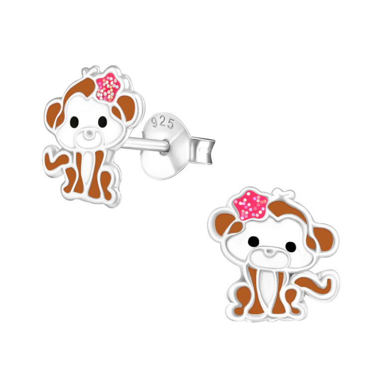 Affe Kinder Ohrringe 925 Silber IN UNSEREM Hundeshop günstig kaufen