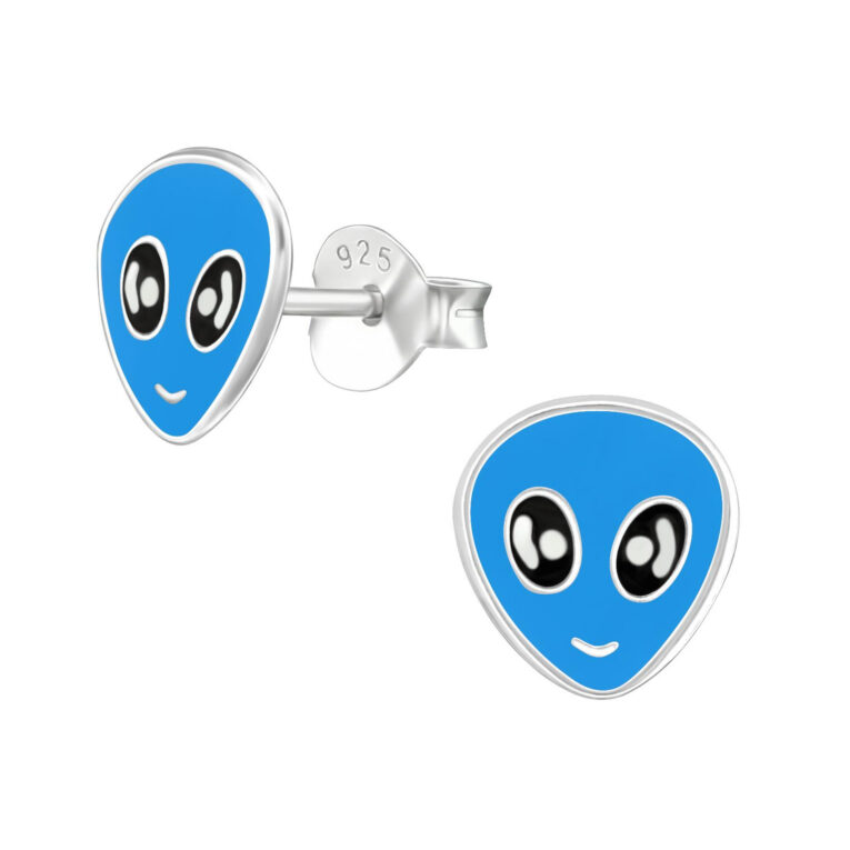 Alien Kinder Ohrringe 925 Silber IN UNSEREM Hundeshop günstig kaufen