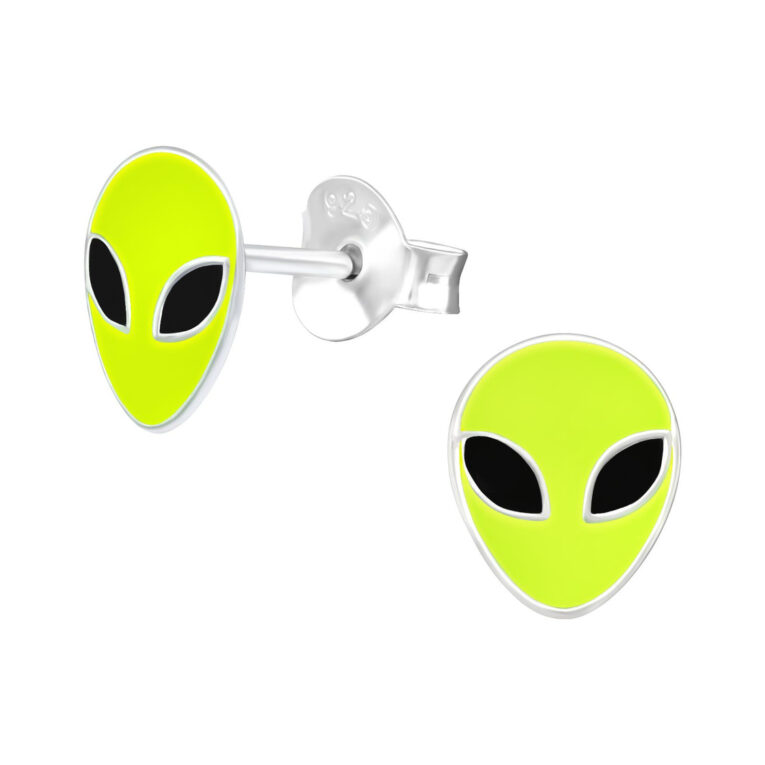Alien Kinder Ohrringe 925 Silber IN UNSEREM Hundeshop günstig kaufen