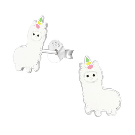 Alpaka Kinder Ohrringe 925 Silber