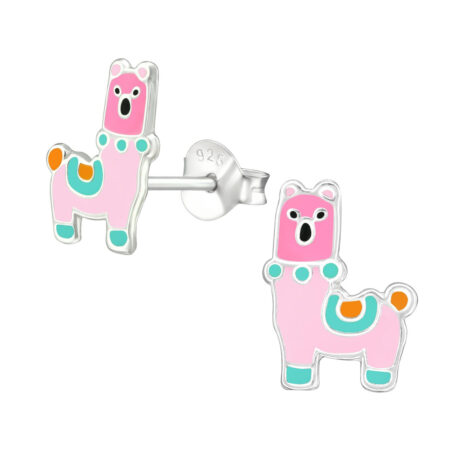 Alpaka Kinder Ohrringe 925 Silber
