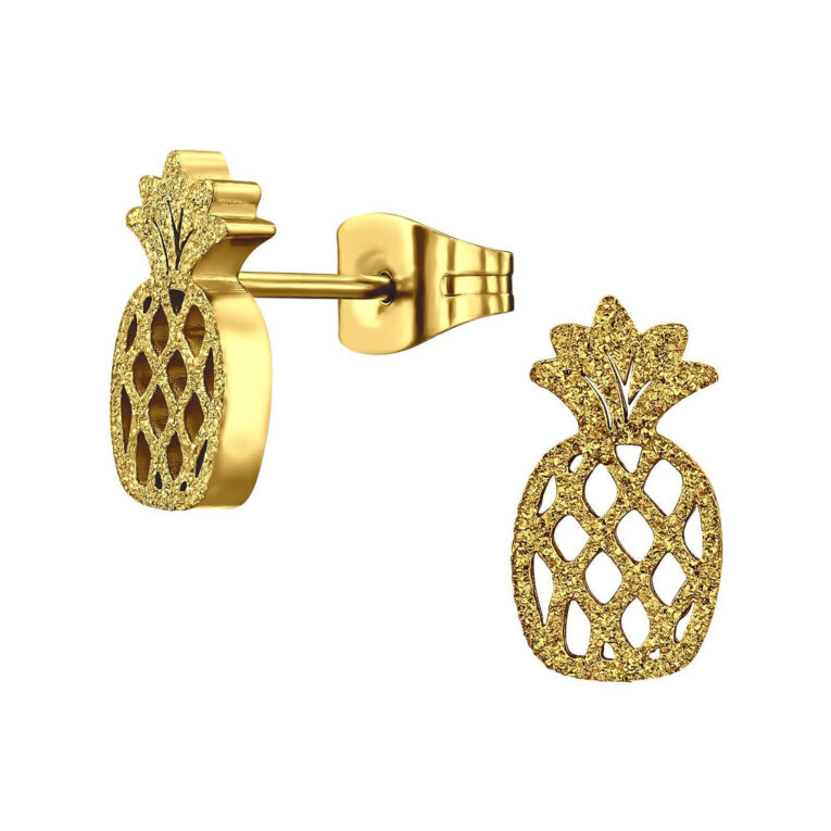 Ananas Kinder Ohrringe Chirurgenstahl IN UNSEREM Hundeshop günstig kaufen