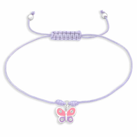 Armband mit Schmetterling Anh?nger aus 925 Silber