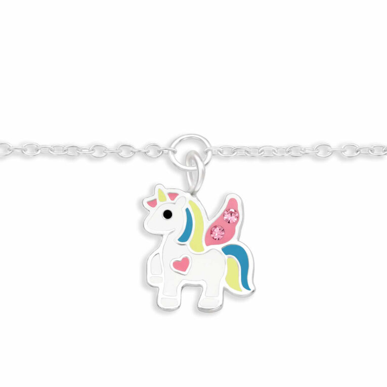 Armkette mit Einhorn Anh?nger aus 925 Silber IN UNSEREM Hundeshop günstig kaufen