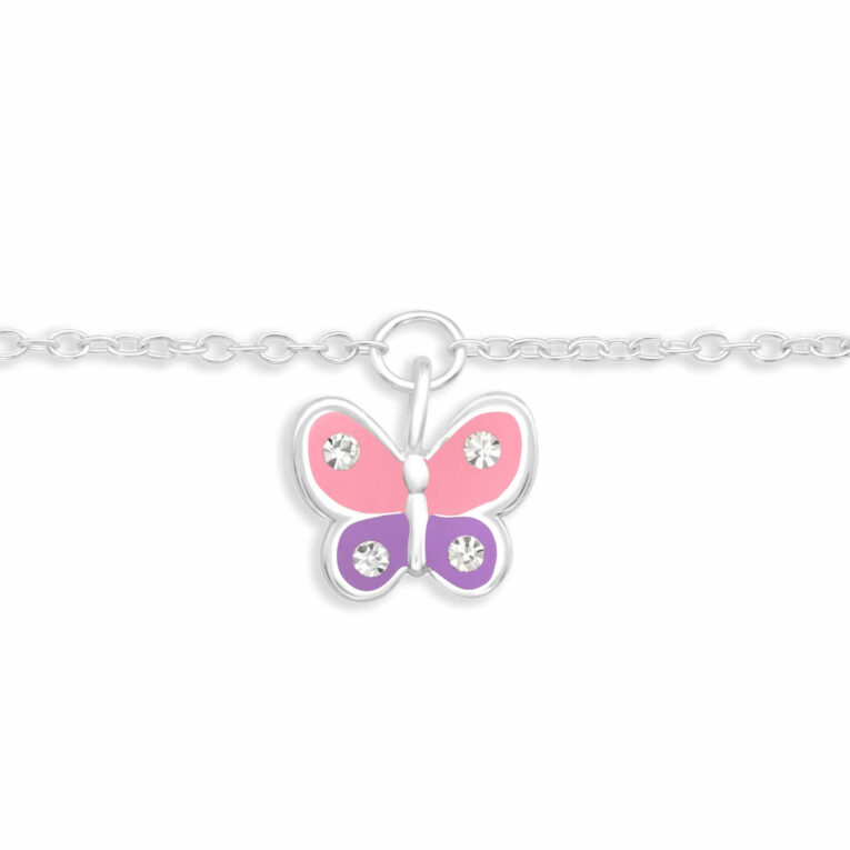 Armkette mit Schmetterling Anh?nger aus 925 Silber IN UNSEREM Hundeshop günstig kaufen