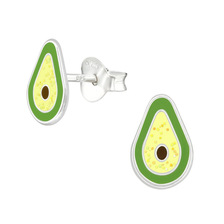 Avocado Kinder Ohrringe 925 Silber IN UNSEREM Hundeshop günstig kaufen
