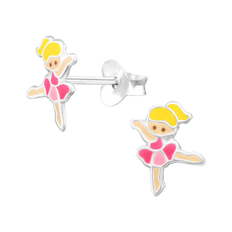 Ballerina Kinder Ohrringe 925 Silber IN UNSEREM Hundeshop günstig kaufen