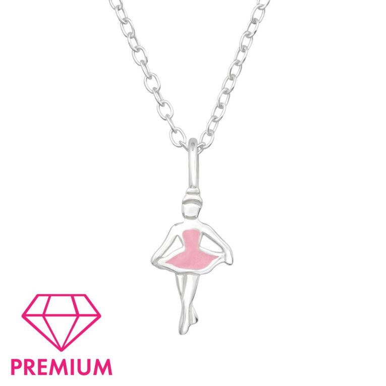 Ballerina Kinder Premium Halskette 925 Silber IN UNSEREM Hundeshop günstig kaufen