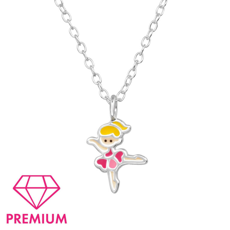 Ballerina Kinder Premium Halskette 925 Silber IN UNSEREM Hundeshop günstig kaufen