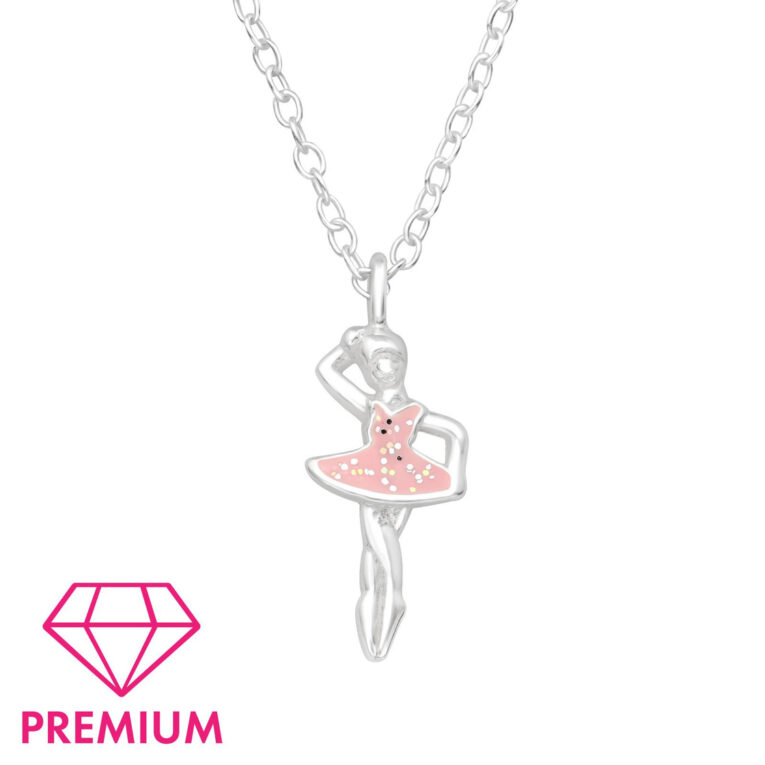 Ballerina Kinder Premium Halskette 925 Silber IN UNSEREM Hundeshop günstig kaufen