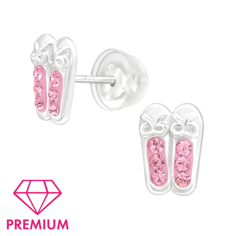 Ballerina Kinder Premium Ohrringe 925 Silber IN UNSEREM Hundeshop günstig kaufen