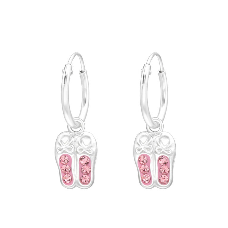Ballerinaschuhe Kinder Creolen Ohrringe 925 Silber IN UNSEREM Hundeshop günstig kaufen
