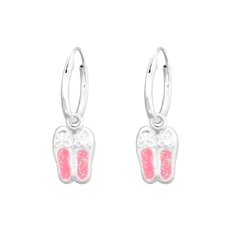 Ballerinaschuhe Kinder Creolen Ohrringe 925 Silber IN UNSEREM Hundeshop günstig kaufen