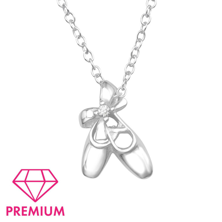 Ballerinaschuhe Kinder Premium Halskette 925 Silber IN UNSEREM Hundeshop günstig kaufen
