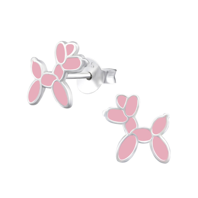 Ballonhund Kinder Ohrringe 925 Silber IN UNSEREM Hundeshop günstig kaufen