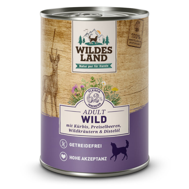 Wildes Land – Nassfutter – Wild mit Kürbis