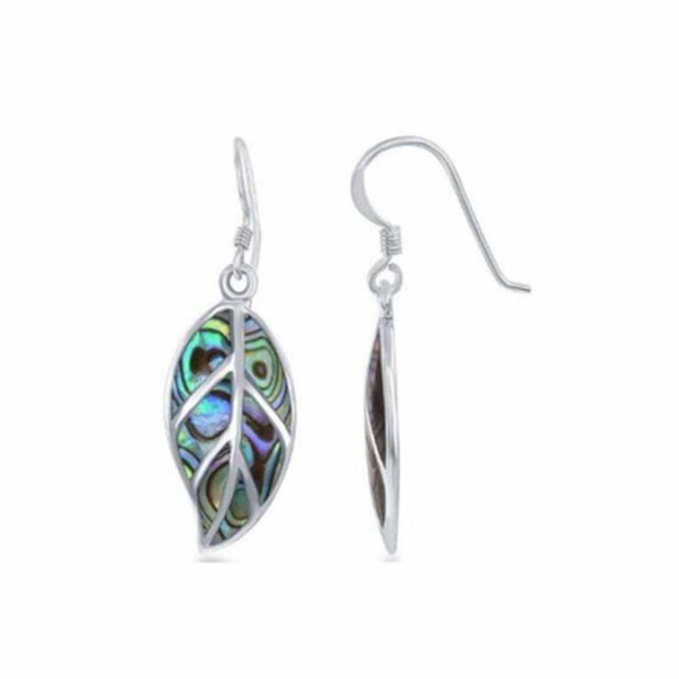 Blatt Ohrringe aus 925 Silber IN UNSEREM Hundeshop günstig kaufen
