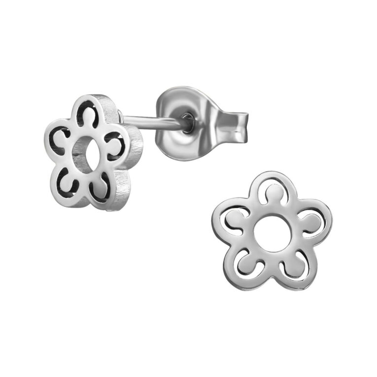 Blume Kinder Ohrringe Chirurgenstahl IN UNSEREM Hundeshop günstig kaufen