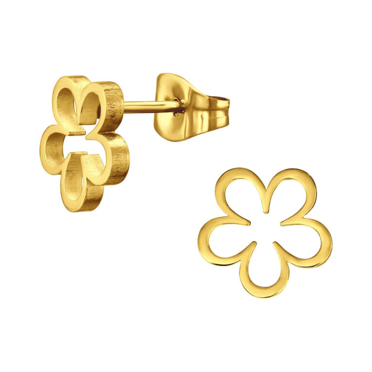 Blume Kinder Ohrringe Chirurgenstahl IN UNSEREM Hundeshop günstig kaufen