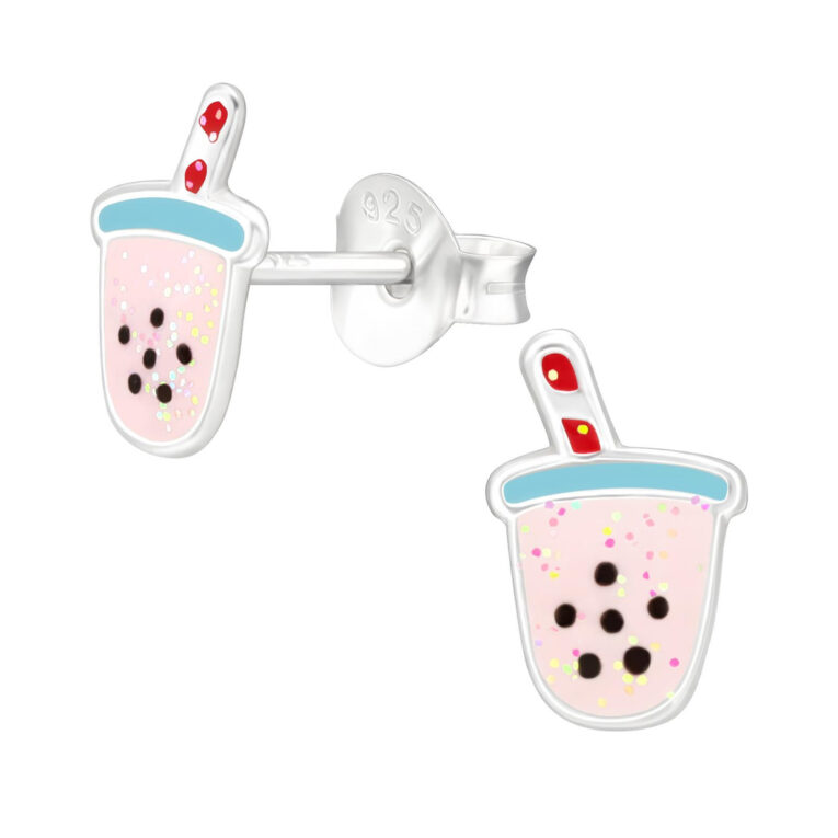 Bubble-Milk-Tea Kinder Ohrringe 925 Silber IN UNSEREM Hundeshop günstig kaufen