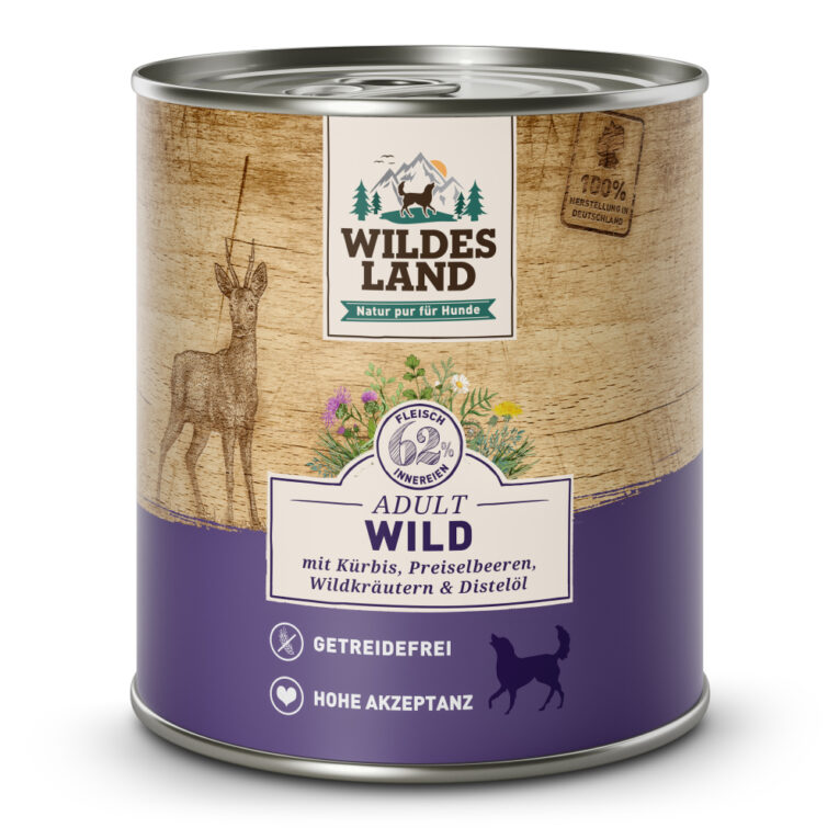 Wildes Land – Nassfutter – Wild mit Kürbis