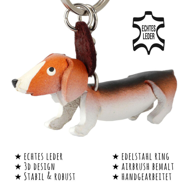 Dackel Schl?sselanh?nger aus Leder IN UNSEREM Hundeshop günstig kaufen