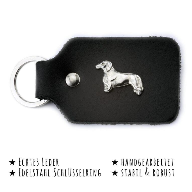 Dackel Schl?sselanh?nger aus Leder IN UNSEREM Hundeshop günstig kaufen