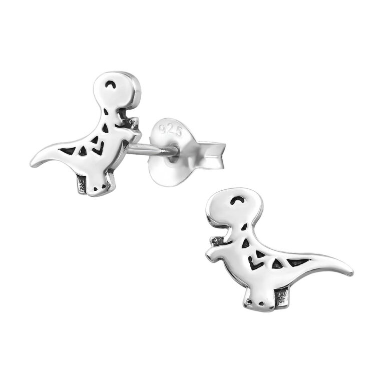 Dinosaurier Kinder Ohrringe 925 Silber IN UNSEREM Hundeshop günstig kaufen
