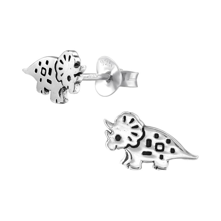 Dinosaurier Kinder Ohrringe 925 Silber IN UNSEREM Hundeshop günstig kaufen