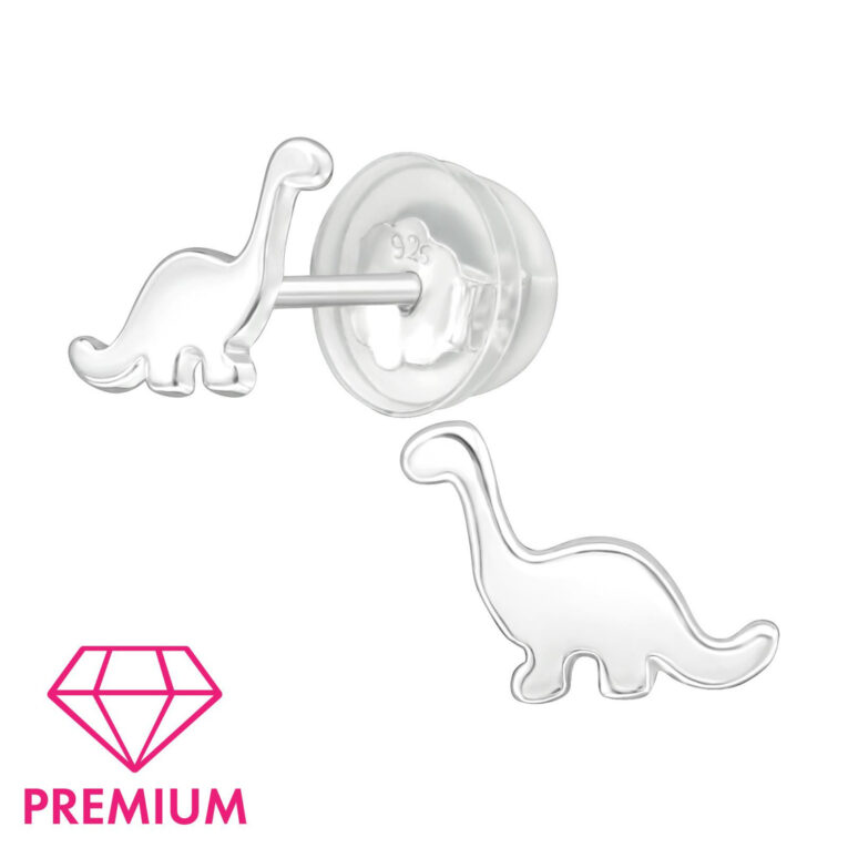 Dinosaurier Kinder Premium Ohrringe 925 Silber IN UNSEREM Hundeshop günstig kaufen
