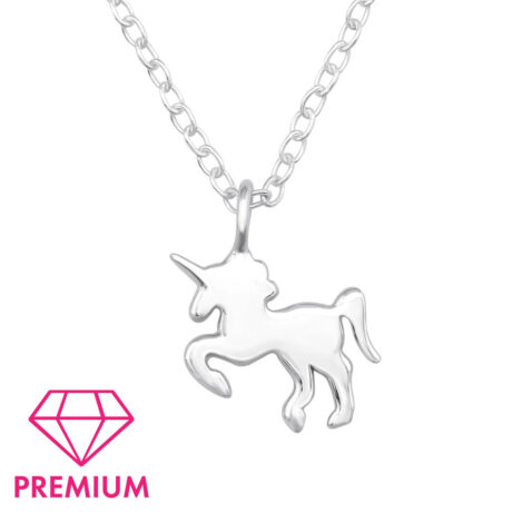 Einh?rner Kinder Premium Halskette 925 Silber