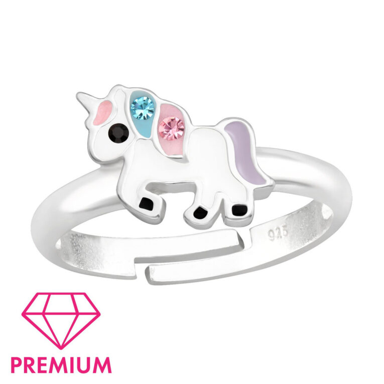 Einhorn Kinder Premium Ring 925 Silber - Gr??e 4 IN UNSEREM Hundeshop günstig kaufen
