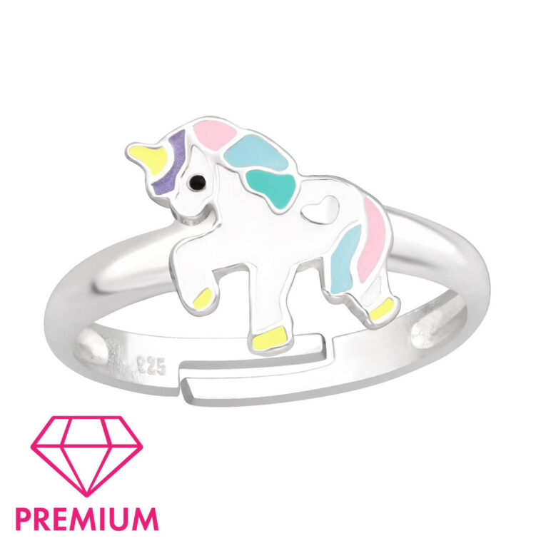 Einhorn Kinder Premium Ring 925 Silber - Gr??e 4 IN UNSEREM Hundeshop günstig kaufen