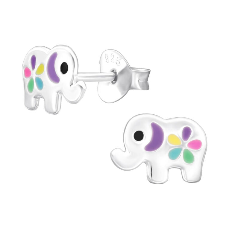 Elefant Kinder Ohrringe 925 Silber IN UNSEREM Hundeshop günstig kaufen