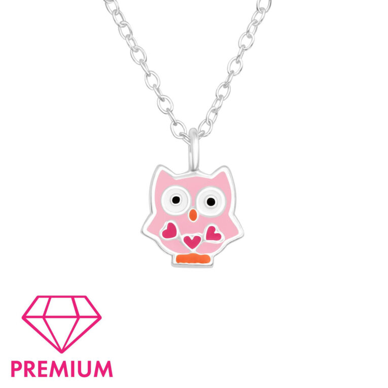 Eule Kinder Premium Halskette 925 Silber IN UNSEREM Hundeshop günstig kaufen
