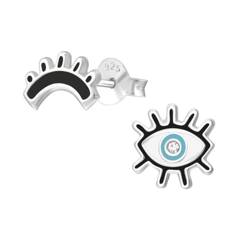 Evil Eye Kinder Ohrringe 925 Silber IN UNSEREM Hundeshop günstig kaufen