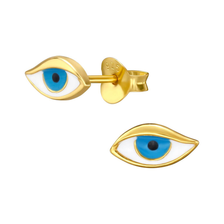 Evil Eye Kinder Ohrringe 925 Silber IN UNSEREM Hundeshop günstig kaufen