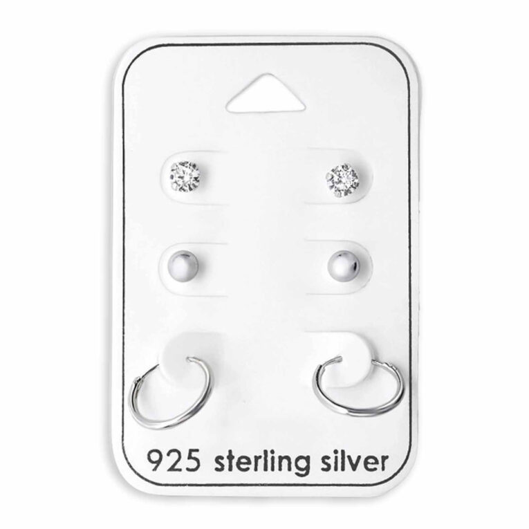 Exklusive Silberne Ohrstecker mit Zirkonia ? Eleganz f?r jeden Anlass IN UNSEREM Hundeshop günstig kaufen