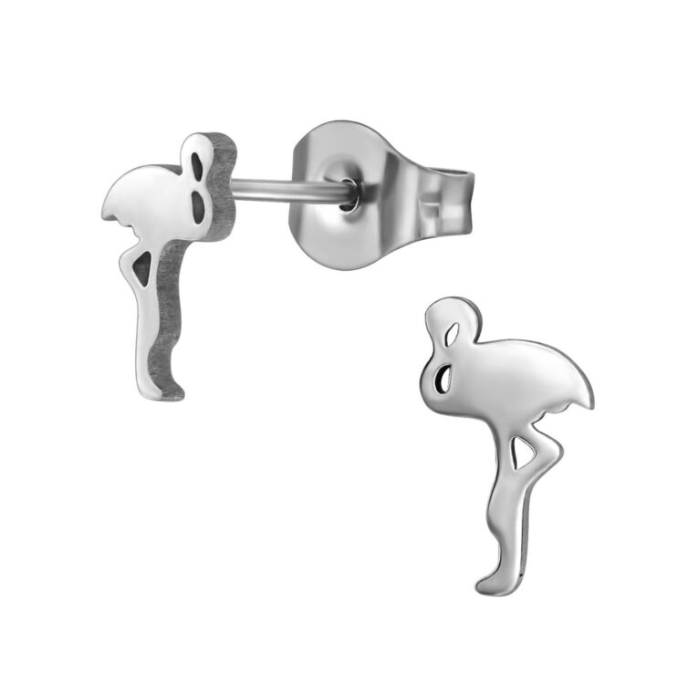 Flamingo Kinder Ohrringe Chirurgenstahl IN UNSEREM Hundeshop günstig kaufen