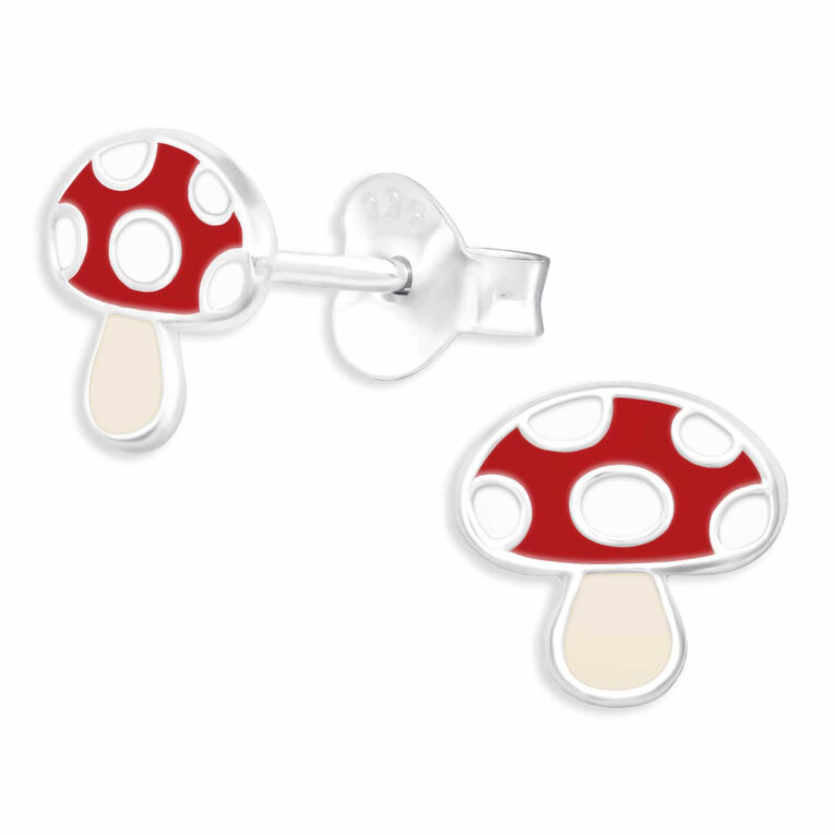 Fliegenpilz Ohrringe aus 925 Silber IN UNSEREM Hundeshop günstig kaufen