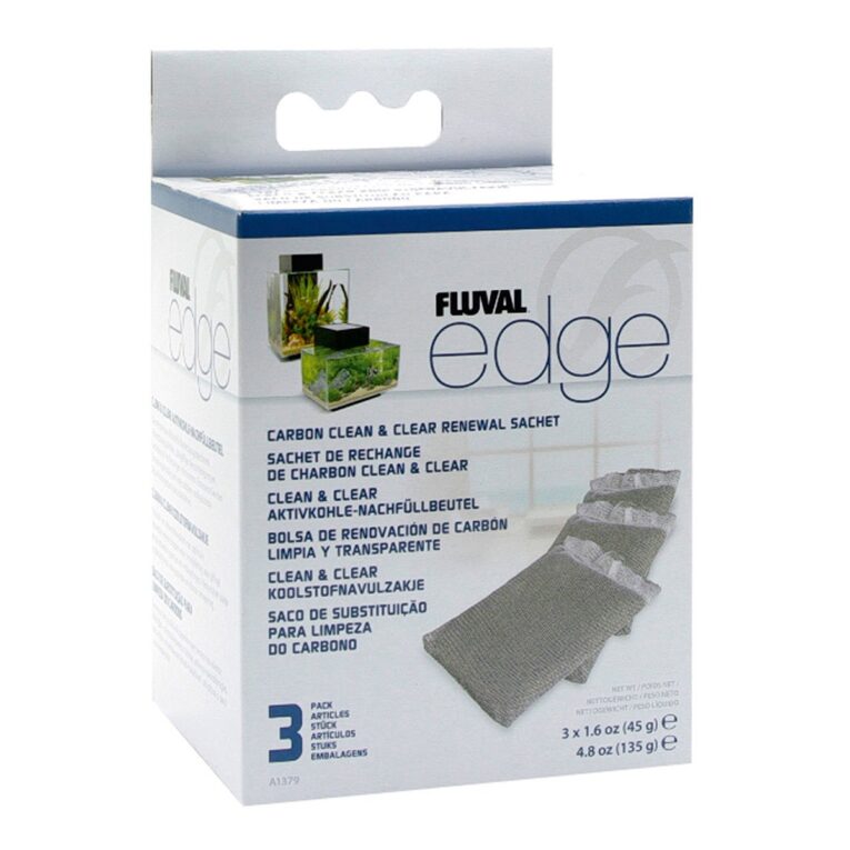 Aktivkohle-Ersatzbeutel für FLUVAL EDGE Aquariumfilter. Ausgezeichnete Absorptionsqualtiät. Verunreinigungen