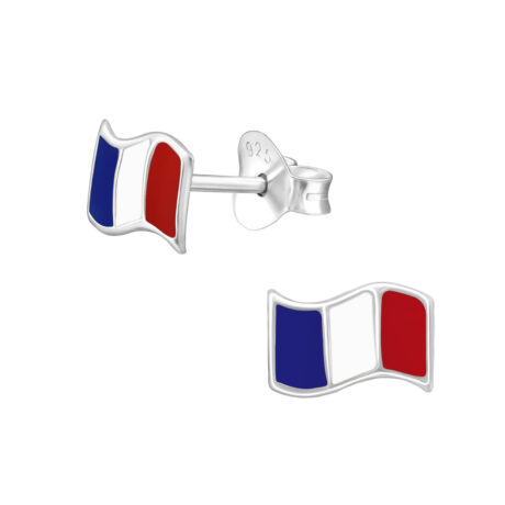 Frankreich Kinder Ohrringe 925 Silber
