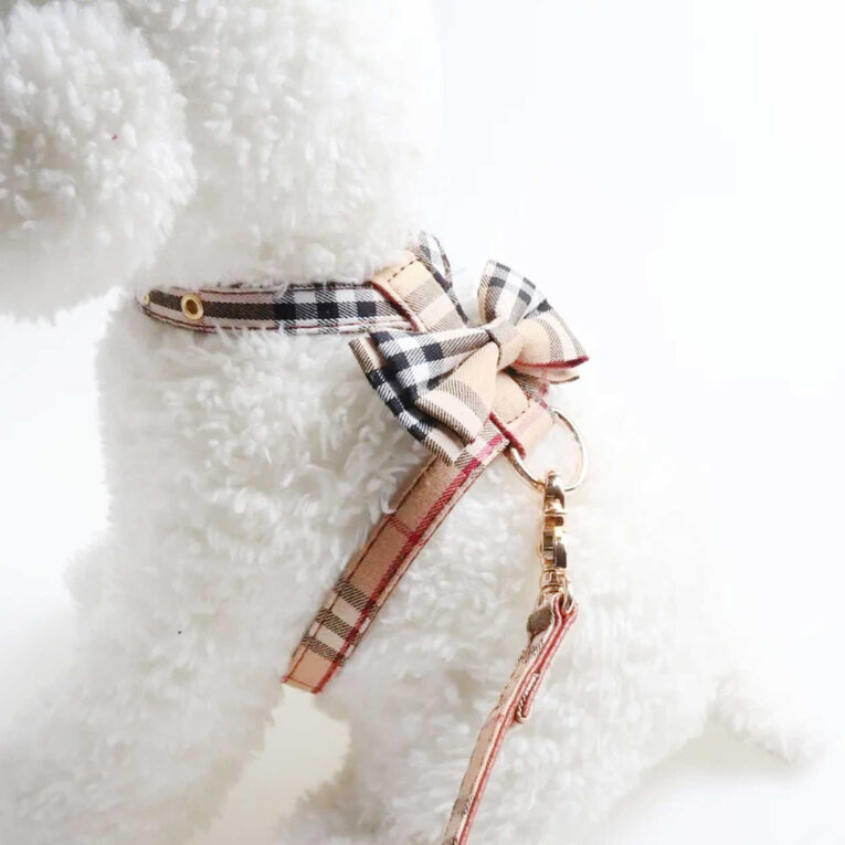 Geschirr f?r Hund und Katze mit Leine rot - L IN UNSEREM Hundeshop günstig kaufen