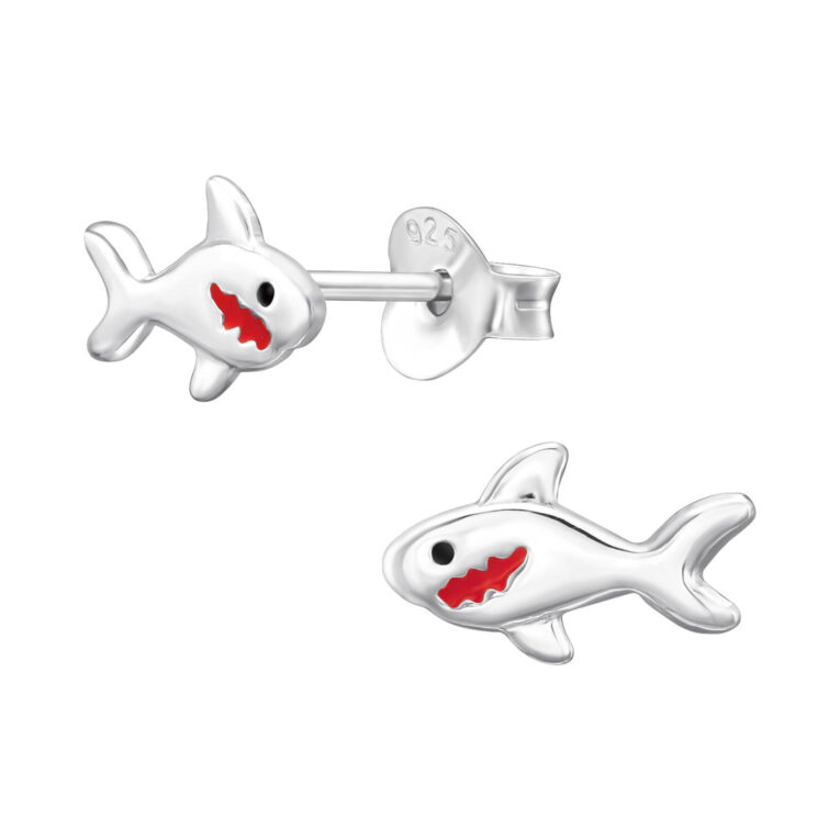 Hai Kinder Ohrringe 925 Silber IN UNSEREM Hundeshop günstig kaufen