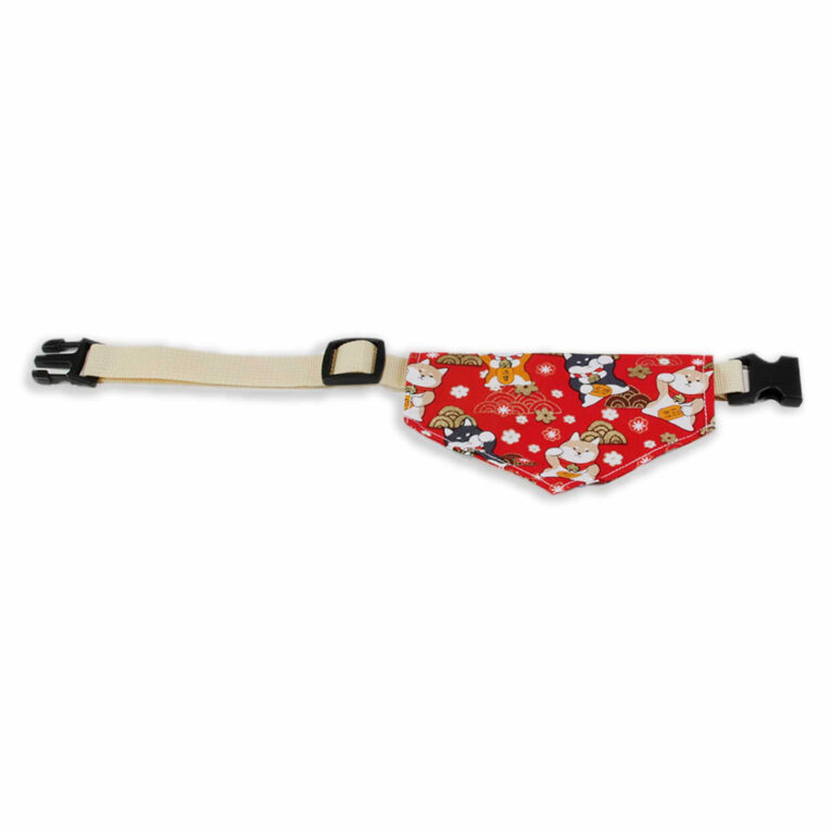 Halsband mit Hundehalstuch mit Hundemuster IN UNSEREM Hundeshop günstig kaufen