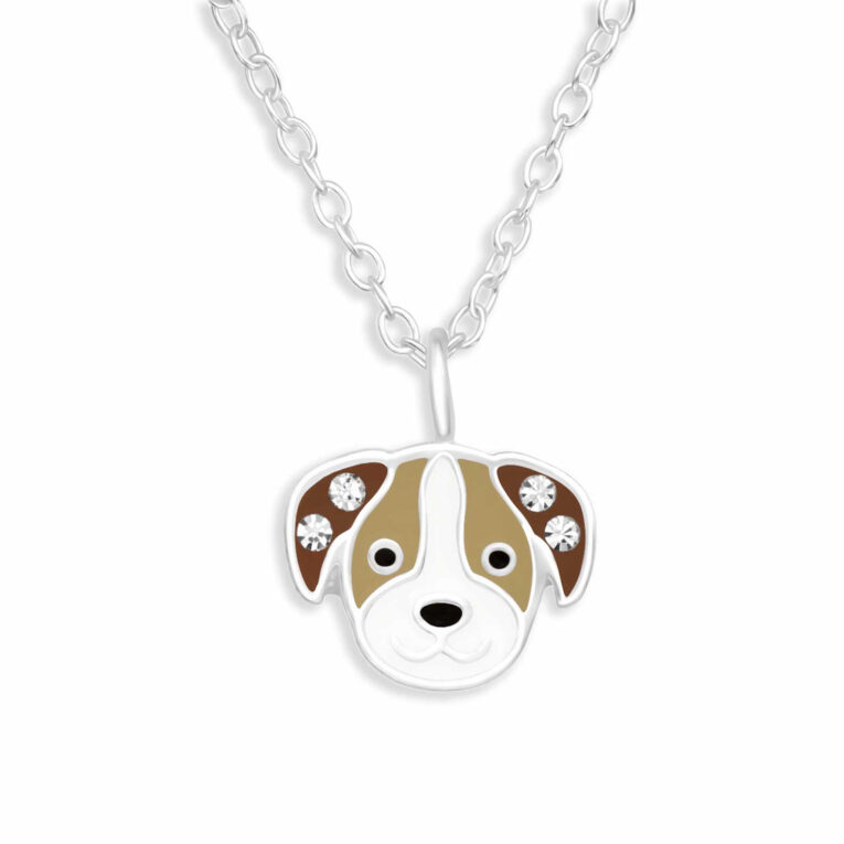 Halskette mit Hund Anh?nger aus 925 Silber IN UNSEREM Hundeshop günstig kaufen