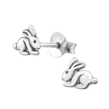 Hase Kinder Ohrringe 925 Silber