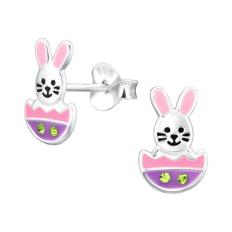 Hase Kinder Ohrringe 925 Silber IN UNSEREM Hundeshop günstig kaufen