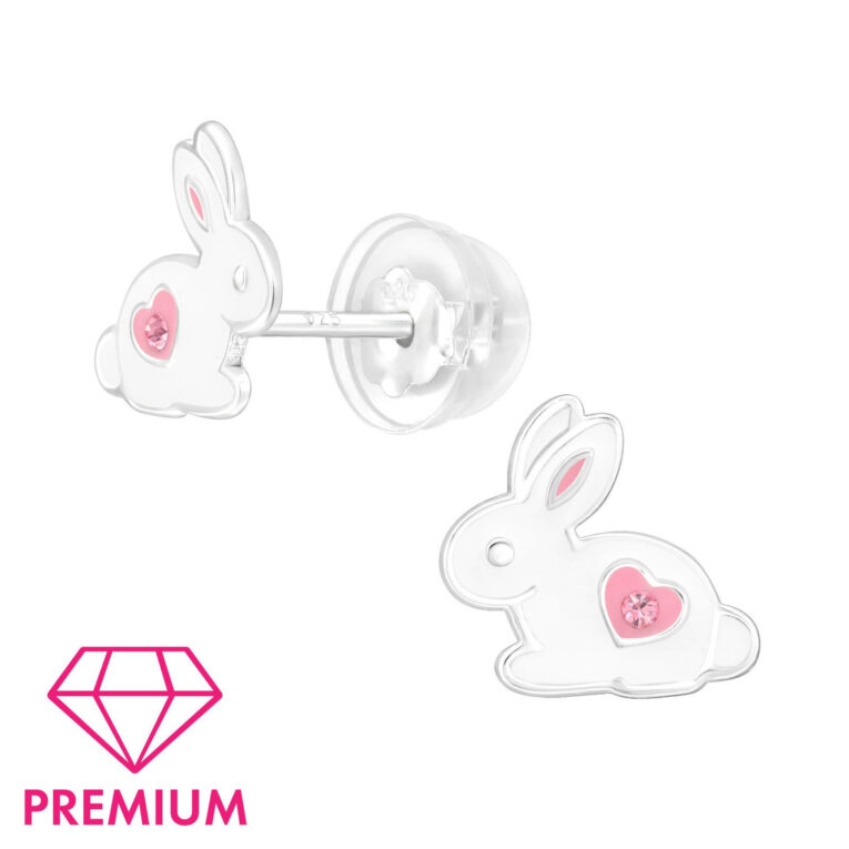 Hase Kinder Premium Ohrringe 925 Silber IN UNSEREM Hundeshop günstig kaufen