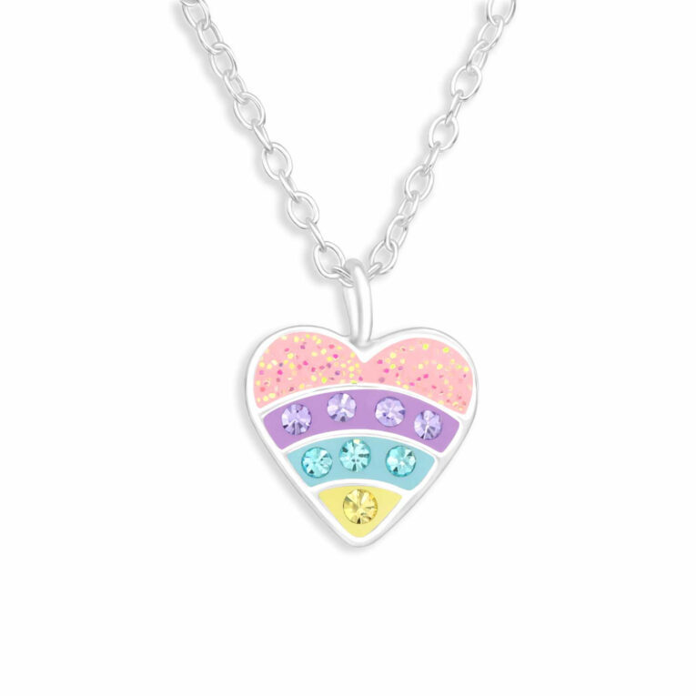 Herz Halskette aus 925 Silber IN UNSEREM Hundeshop günstig kaufen